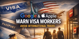 Google, Apple Caution Visa-Holding Employees Against International Travel